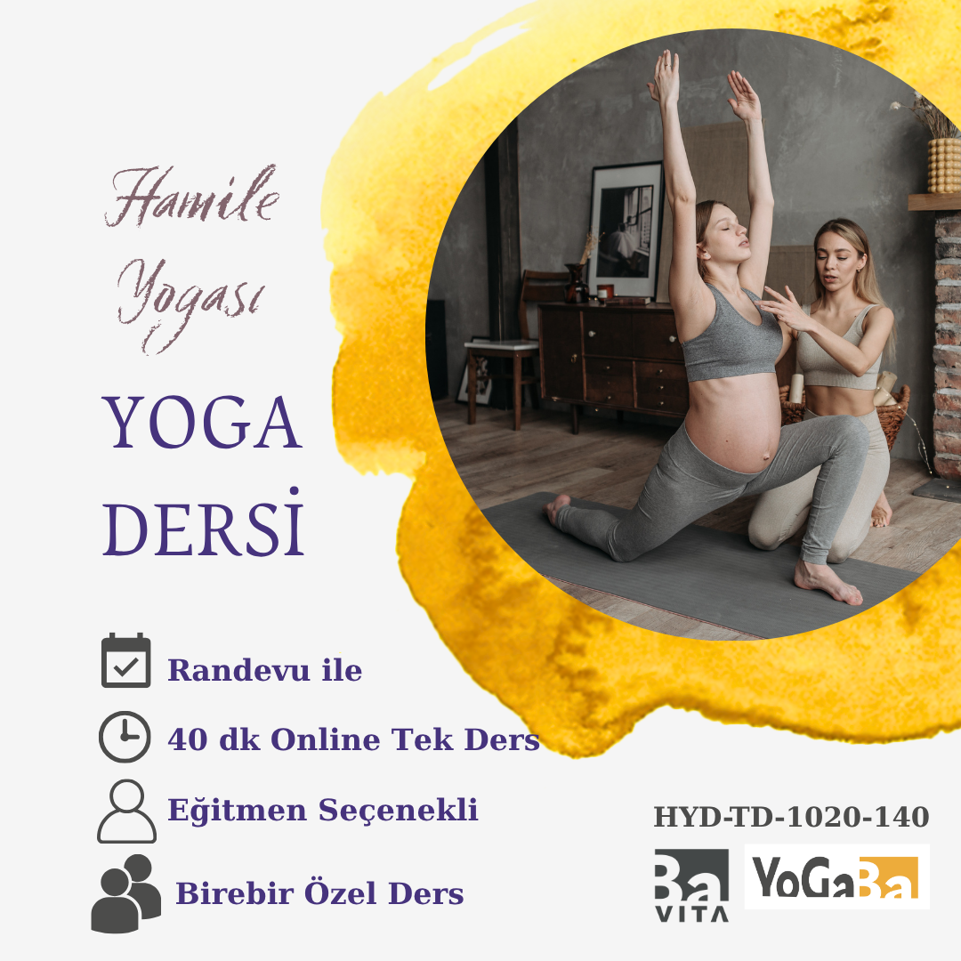 Hamile Yogası Dersi (Birebir ders) 40dk Online Tek Ders