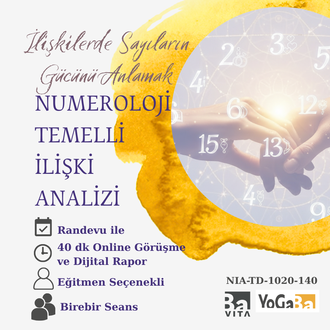 Numeroloji Temelli İlişki Analizi 40dk Online Seans ve Dijital Rapor