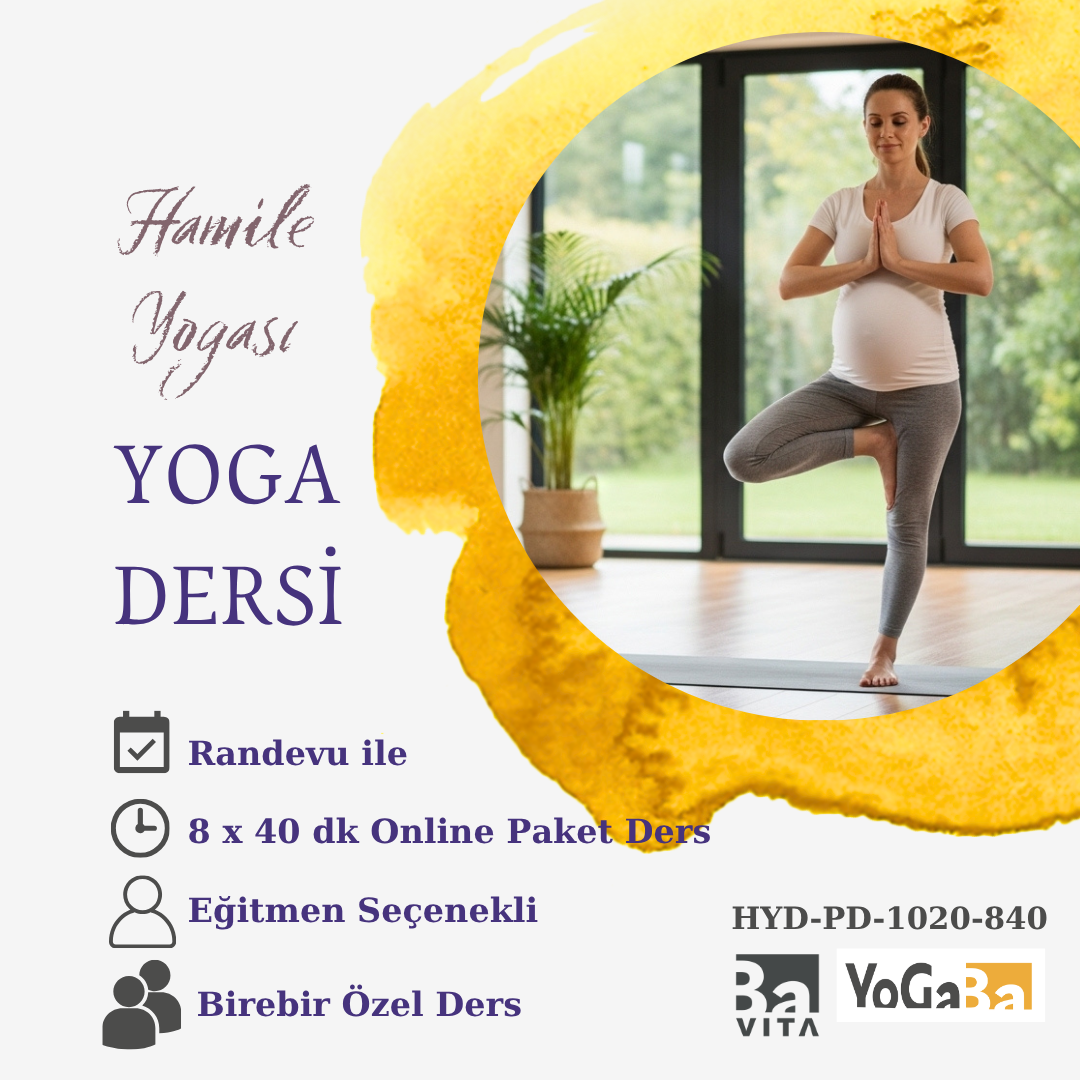 Hamile Yogası Dersi (Birebir ders) 8x40dk Online Paket Ders