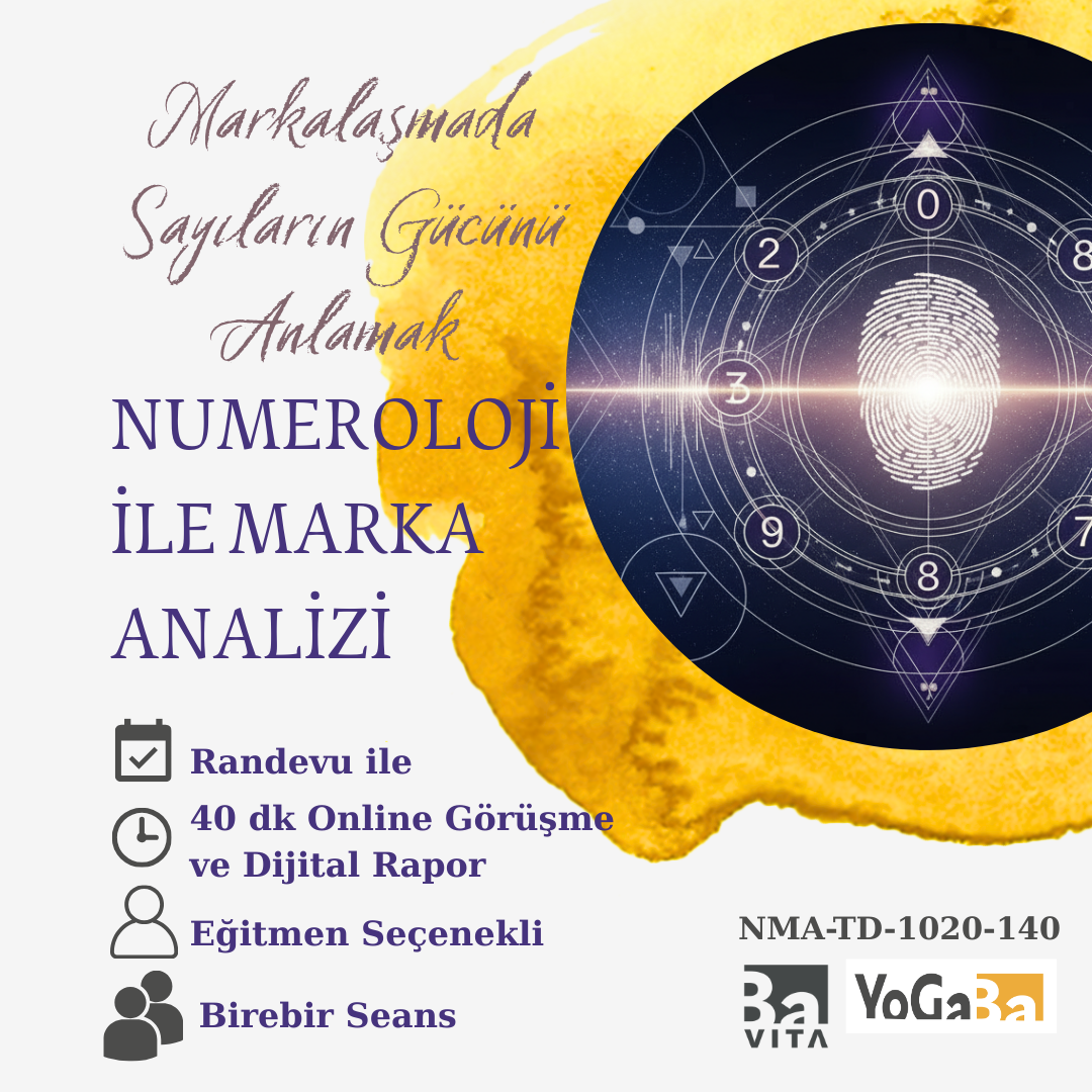 Numeroloji ile Marka Analizi 40dk Online Seans ve Dijital Rapor