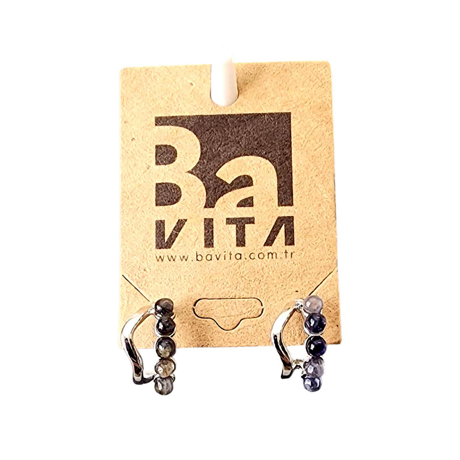 Doğal Taş İyolit Taşlı Küpe