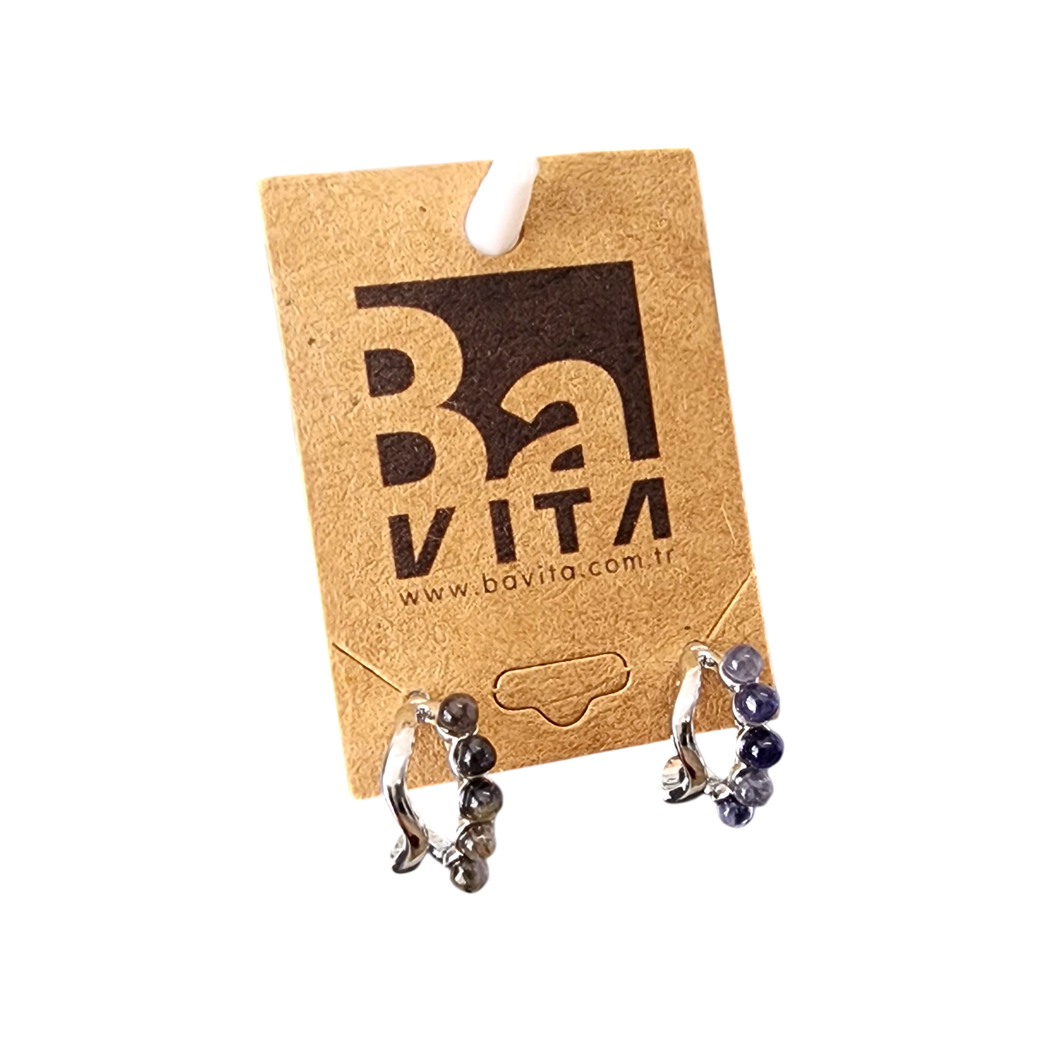 Doğal Taş İyolit Taşlı Küpe