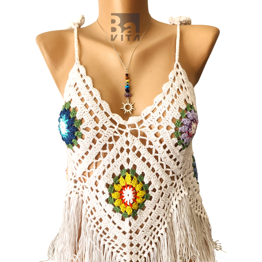 Doğal Taşlı Çakra Kolye