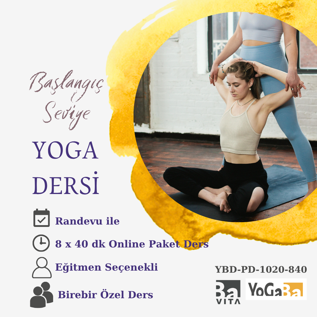 Yoga Dersi (Başlangıç Seviye-Birebir ders) 8x40dk Online Paket Ders