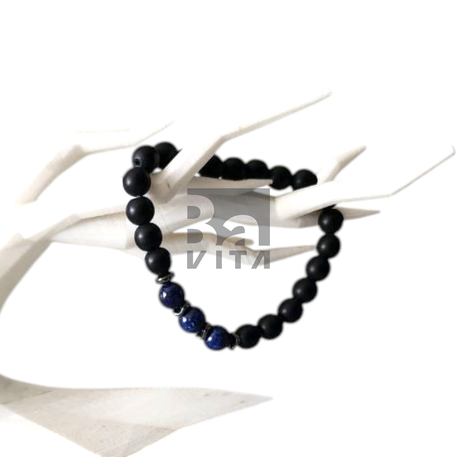 Doğal Taş Bileklik T3 Obsidyen 22 cm 8mm