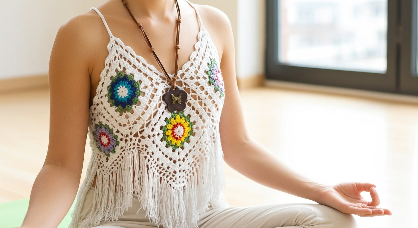 Deri Model Kolye-T1 Kahve 50cm