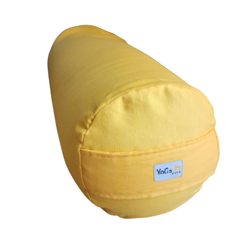Yoga Bolster Minder Kılıfı-T1 Sarı 22x68cm