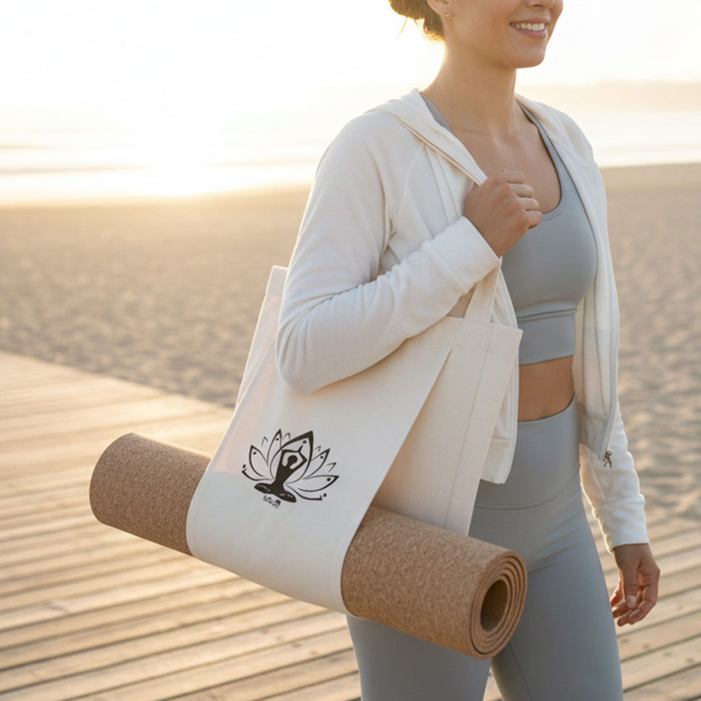 Mat Taşıma Çantası-T1 Ekru 35x40cm