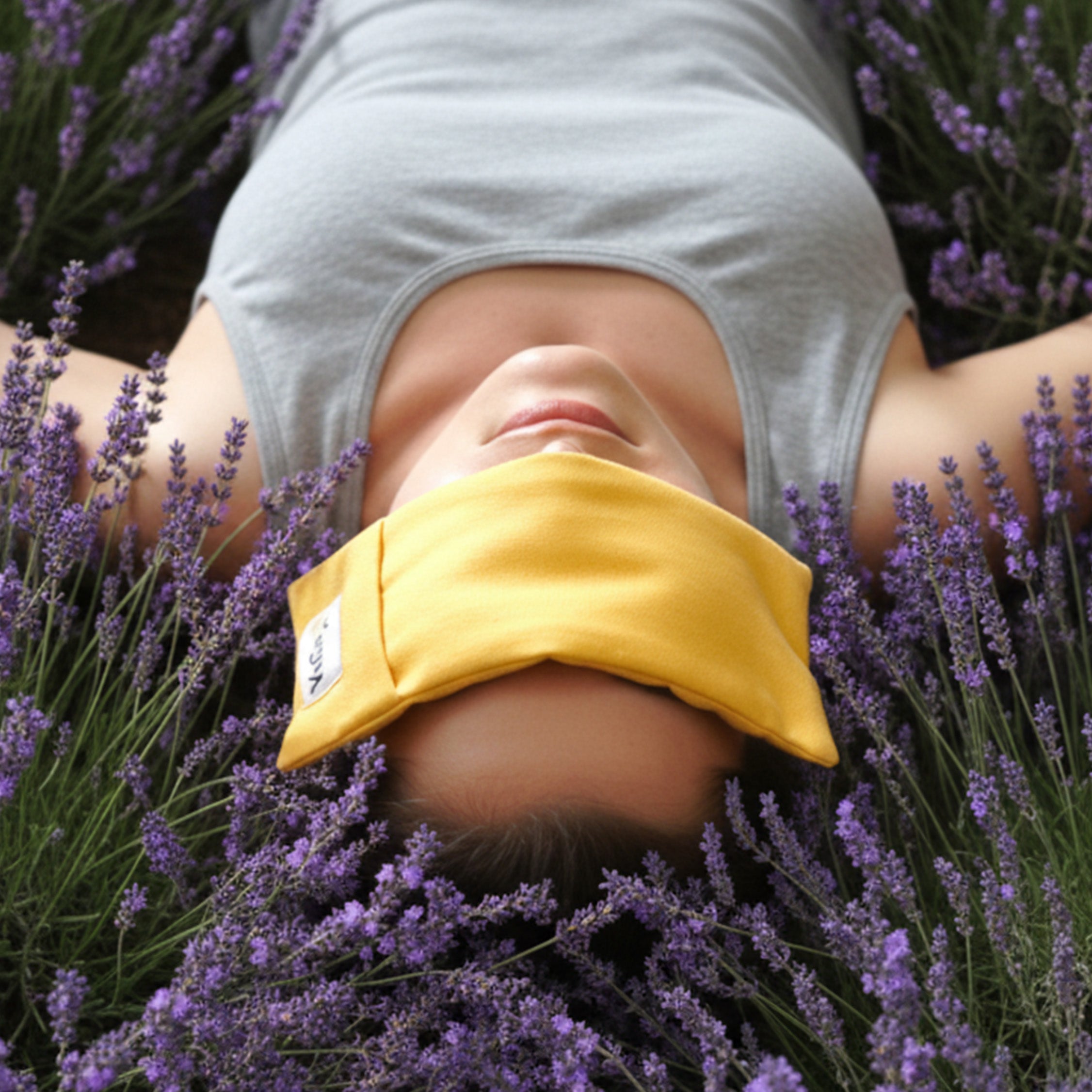 Göz Minderi-T1  Lavanta Dolgulu Sarı 10x25cm