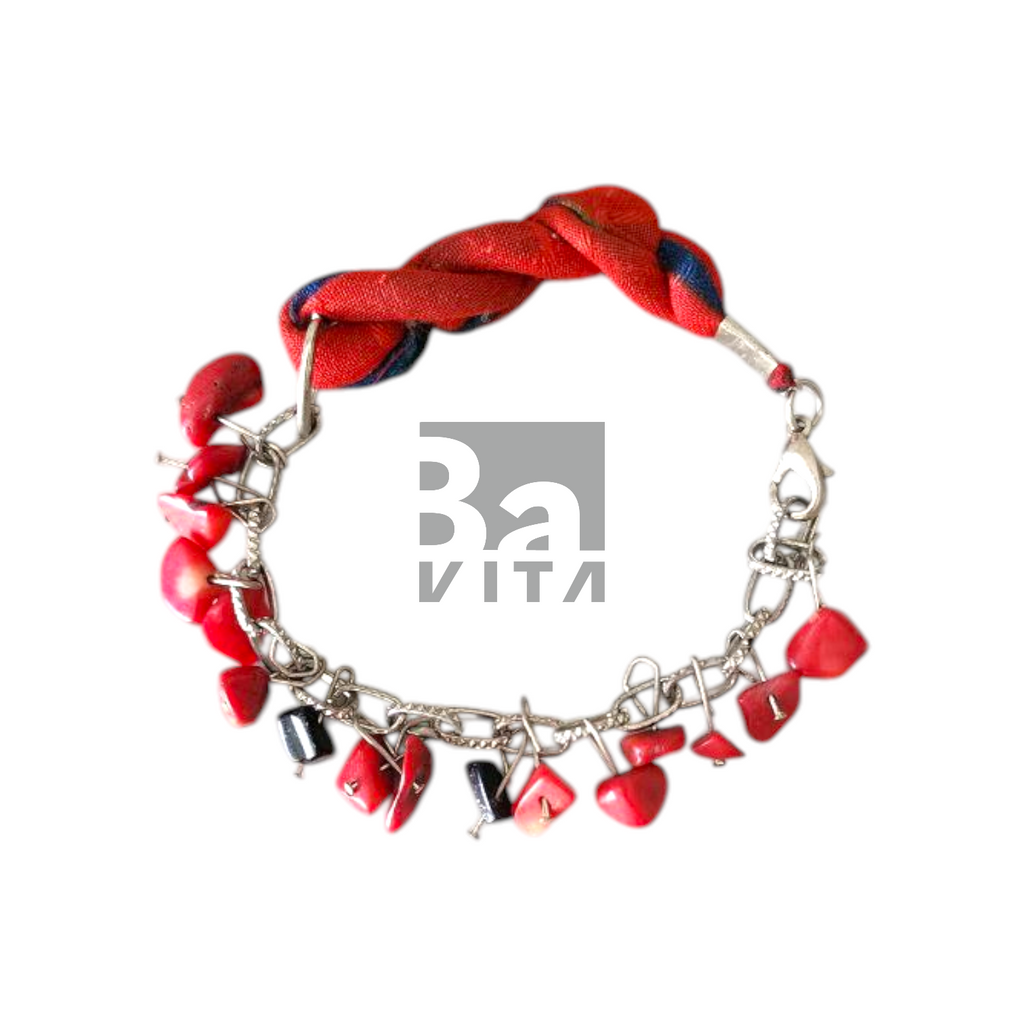 Doğal Taş Takım T1  Kolye-Bileklik Mercan