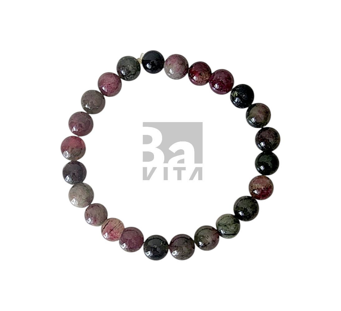 Doğal Taş Bileklik-T8 Ruby Anyolit 22 cm