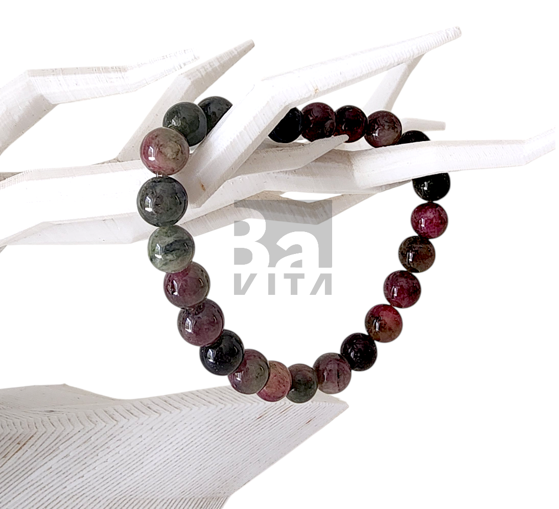 Doğal Taş Bileklik-T8 Ruby Anyolit 22 cm