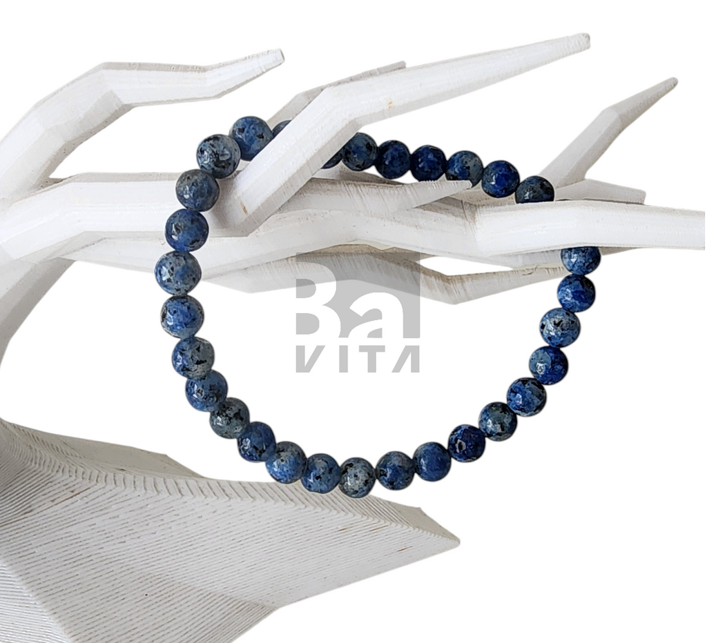 Doğal Taş Bileklik-T6 Lapis Lazuli 22 cm 6mm