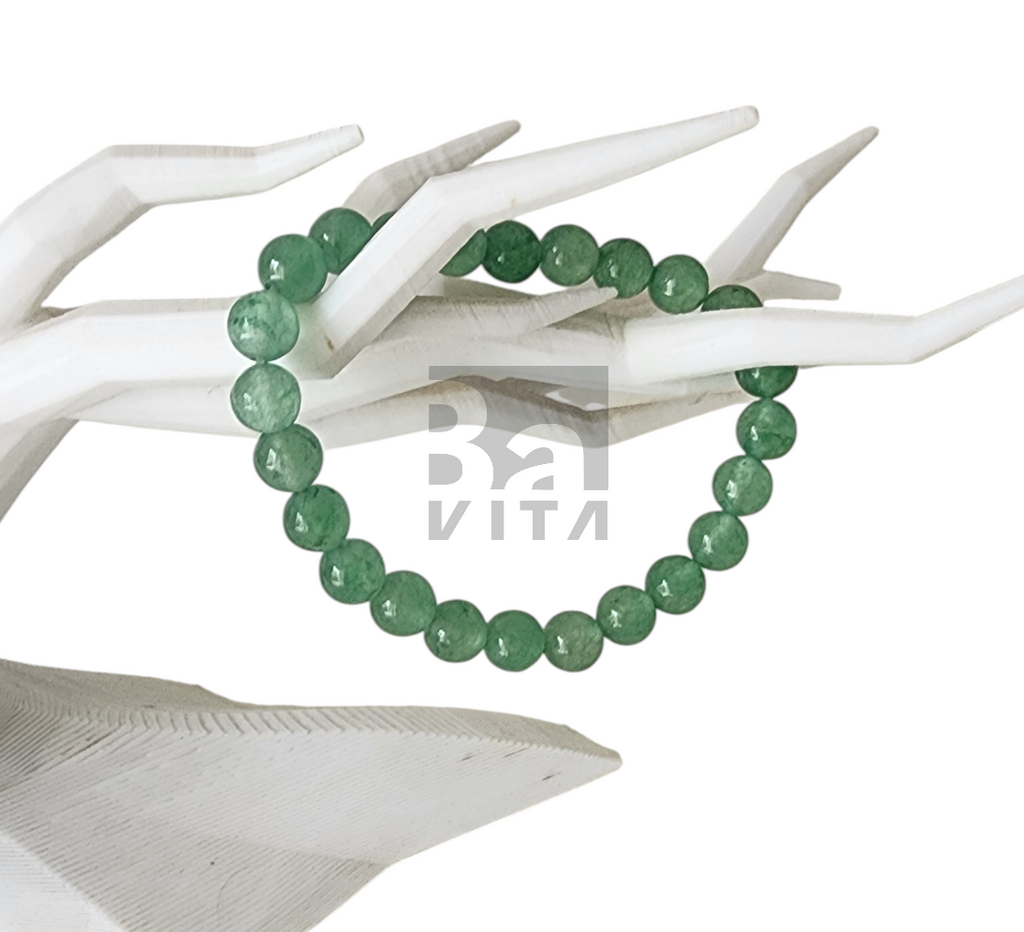 Doğal Taş Bileklik-T8 Yeşil Aventurin  22 cm 8mm