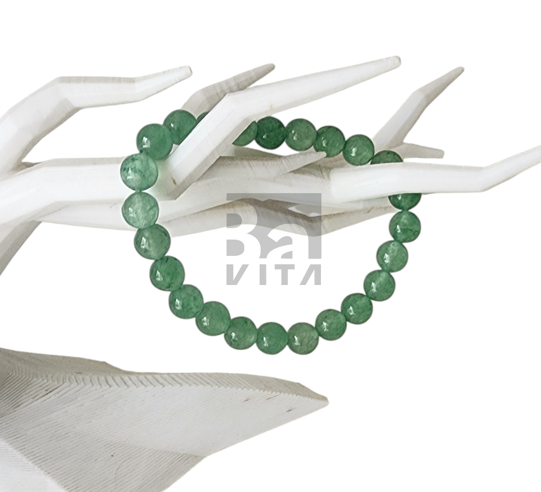 Doğal Taş Bileklik-T8 Yeşil Aventurin  22 cm 8mm