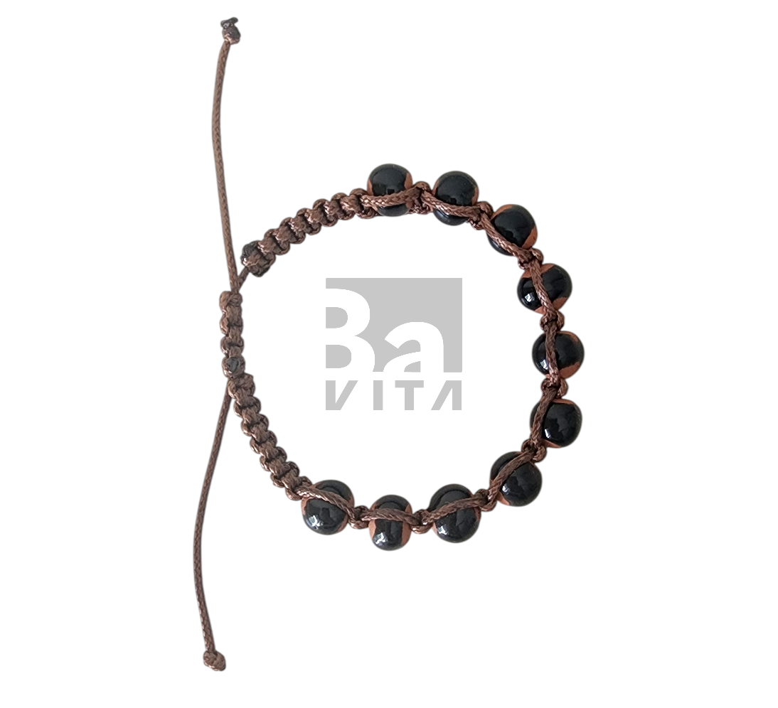 Makrome Seramik Bileklik- T1 Renkli 8mm