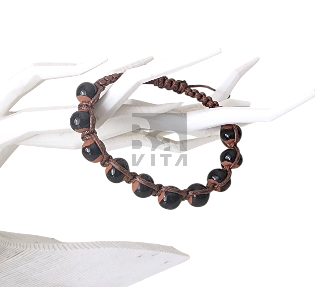 Makrome Seramik Bileklik- T1 Renkli 8mm